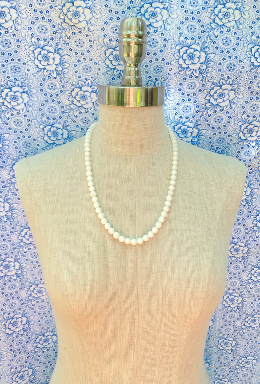 The Milk Glass Necklace - - J. Marin Co.