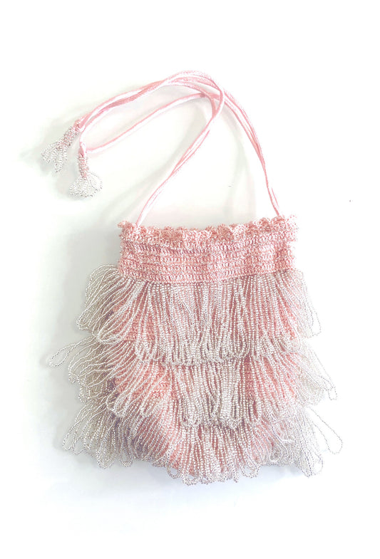 The Bonbon 1920's Pochette Bag - Vintage Pink - - The Deco Haus