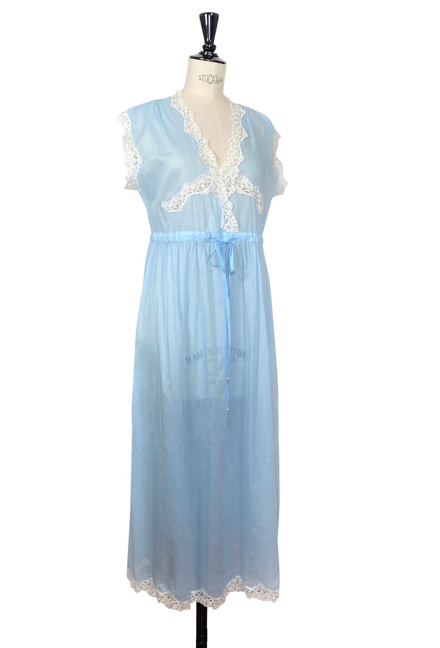 The Lisbeth Dress - Beau Blue - - Deco Haus