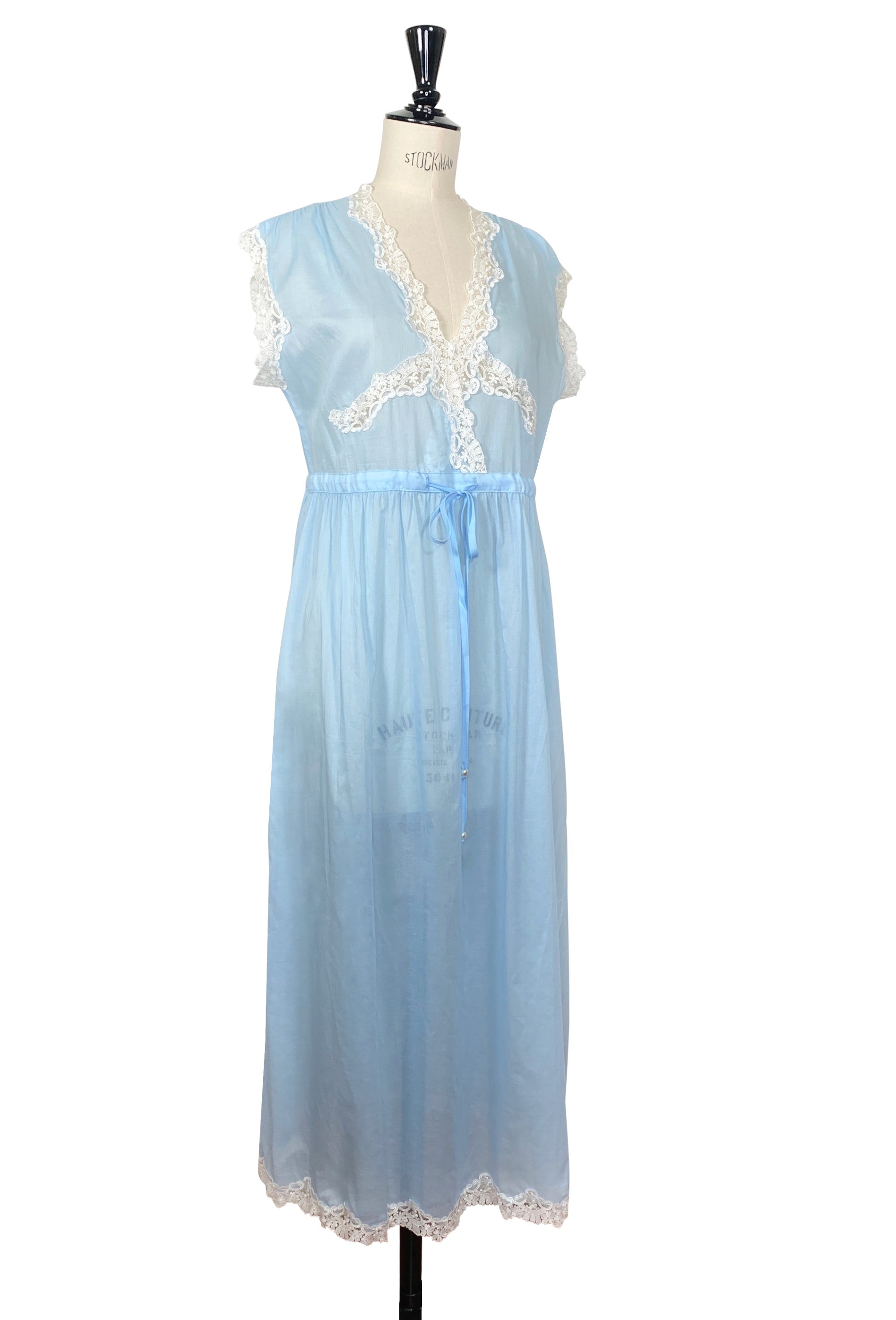 The Lisbeth Dress - Beau Blue - - Deco Haus