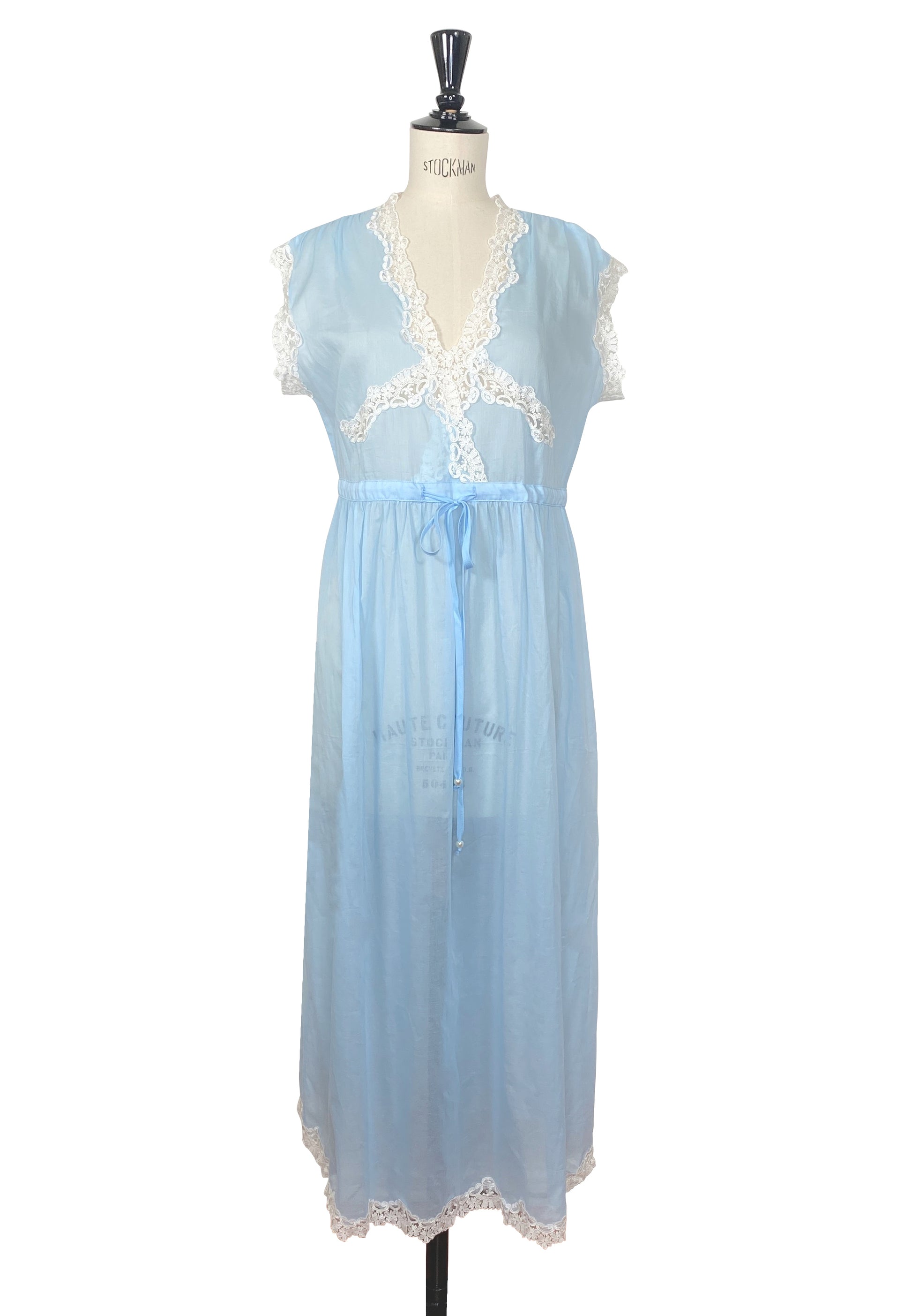The Lisbeth Dress - Beau Blue - - Deco Haus