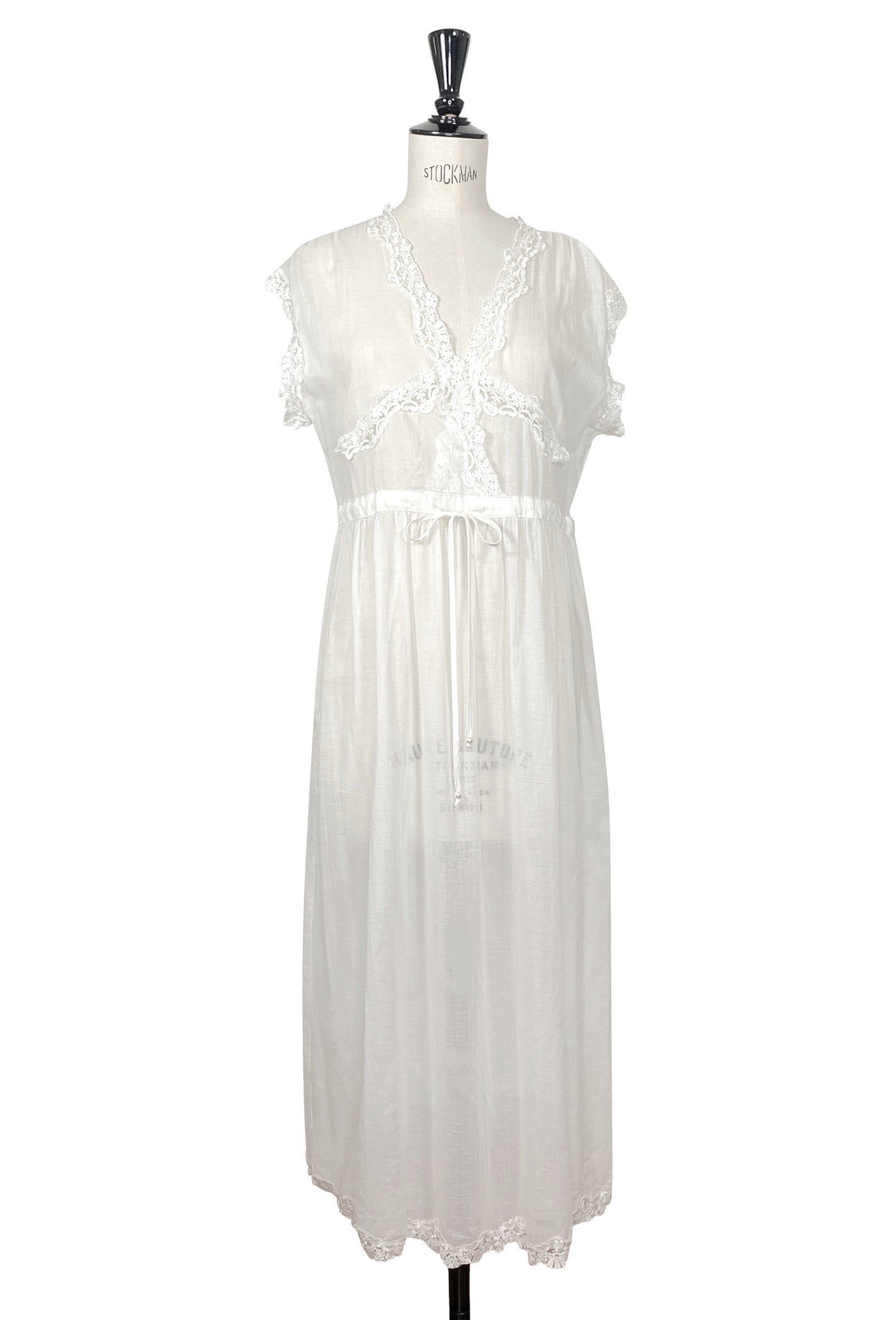 The Lisbeth Dress - Blanc - - Deco Haus