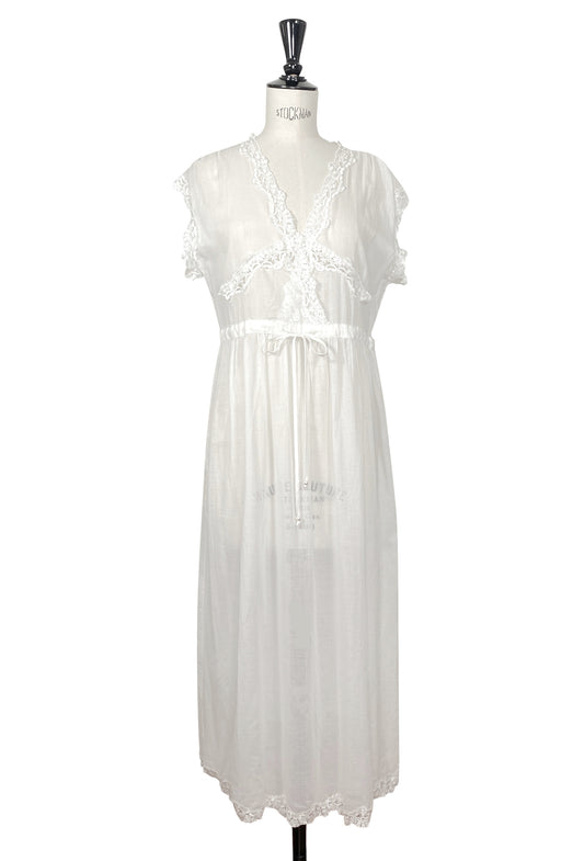 The Lisbeth Dress - Blanc - - Deco Haus