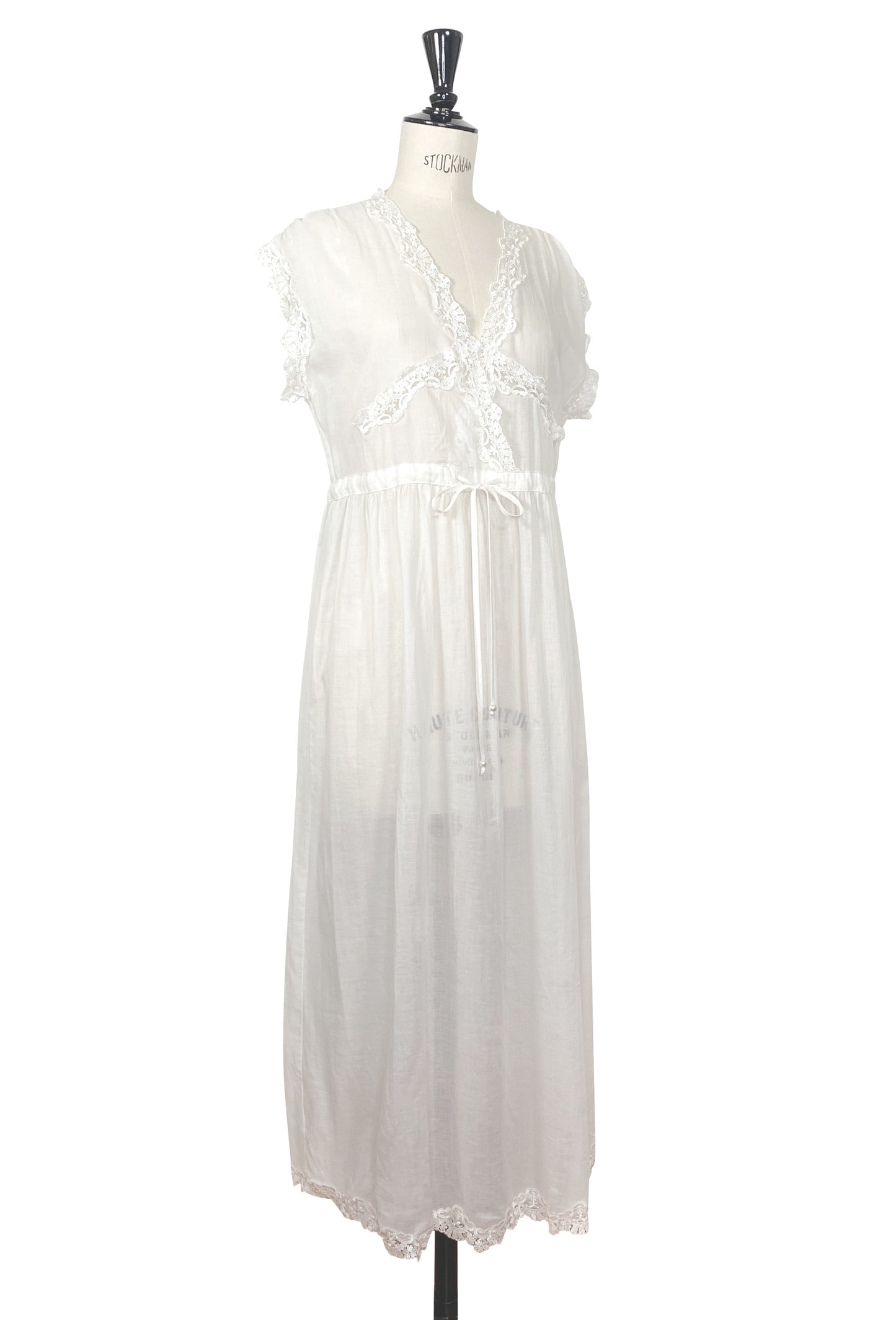 The Lisbeth Dress - Blanc - - Deco Haus