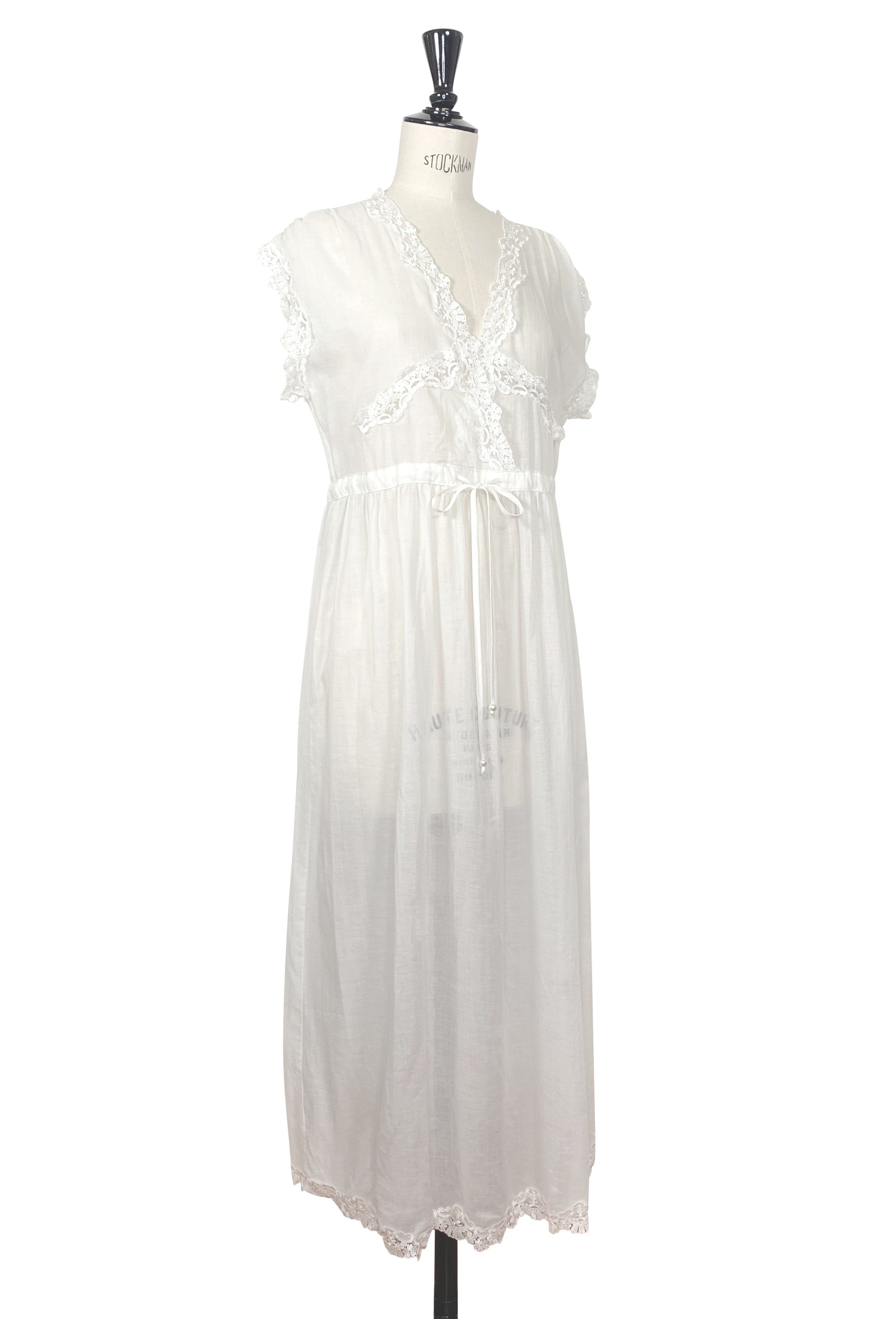 The Lisbeth Dress - Blanc - - Deco Haus