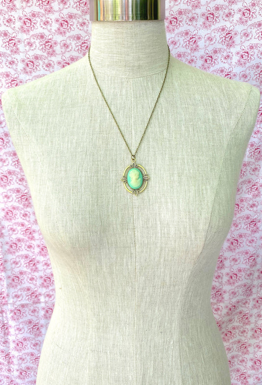 The Vintage Cameo Necklace - - J. Marin Co.