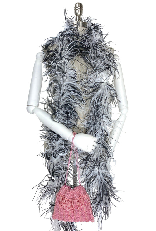 The Mignon 1920's Pochette Bag - Pink - The Deco Haus