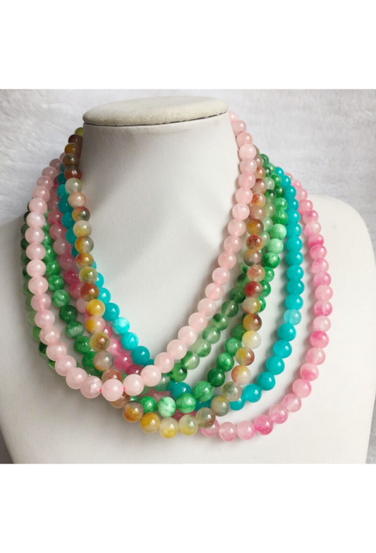 The French Couleurs Necklace - 6 Colors - - J. Marin Co.