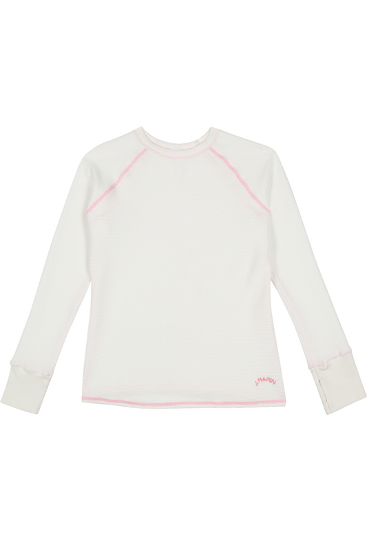The Chalet Thermal Top - Organic Natural - - J. Marin
