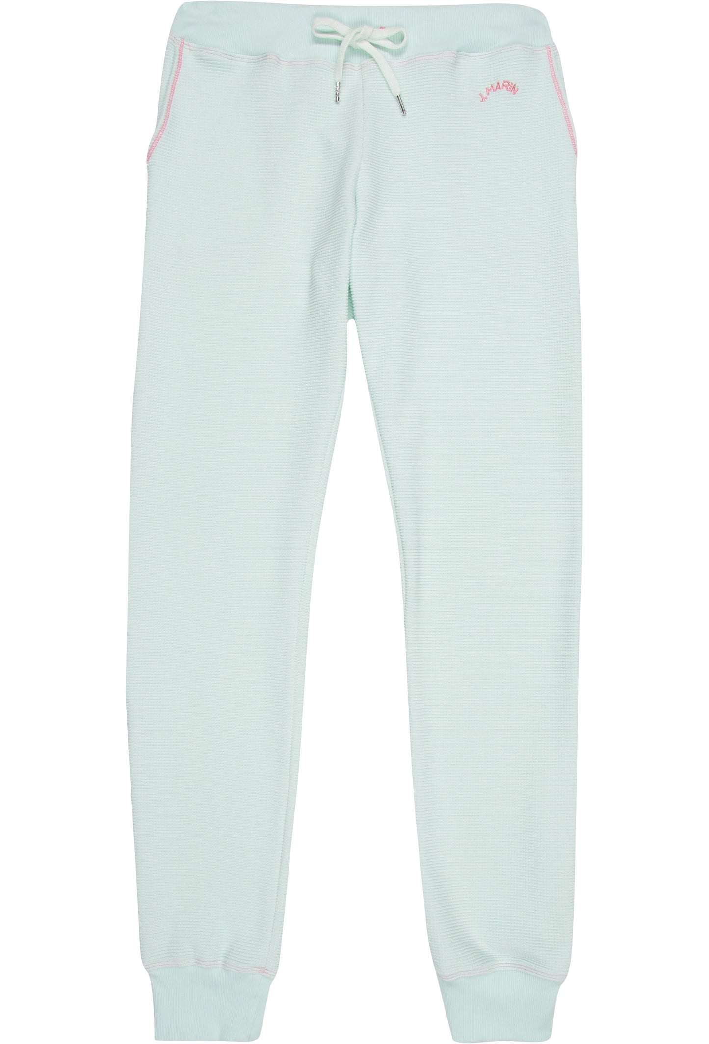 Retro Classic Long Organic Thermal Jogger Sweatpants - Seaglass Green - J. Marin