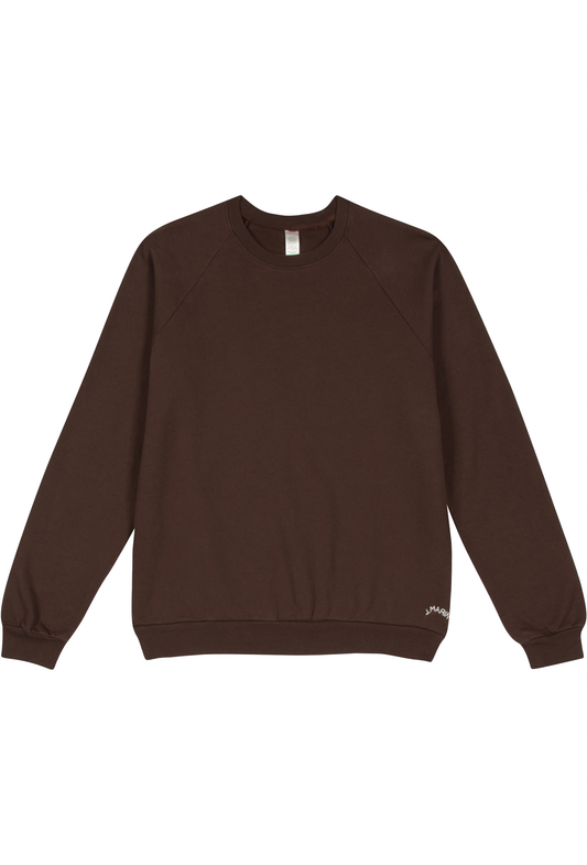 The Tib Sweatshirt - Espresso Brown - - J. Marin
