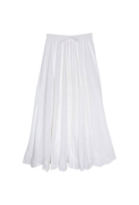 The Viola Prairie Skirt - White - - Deco Haus