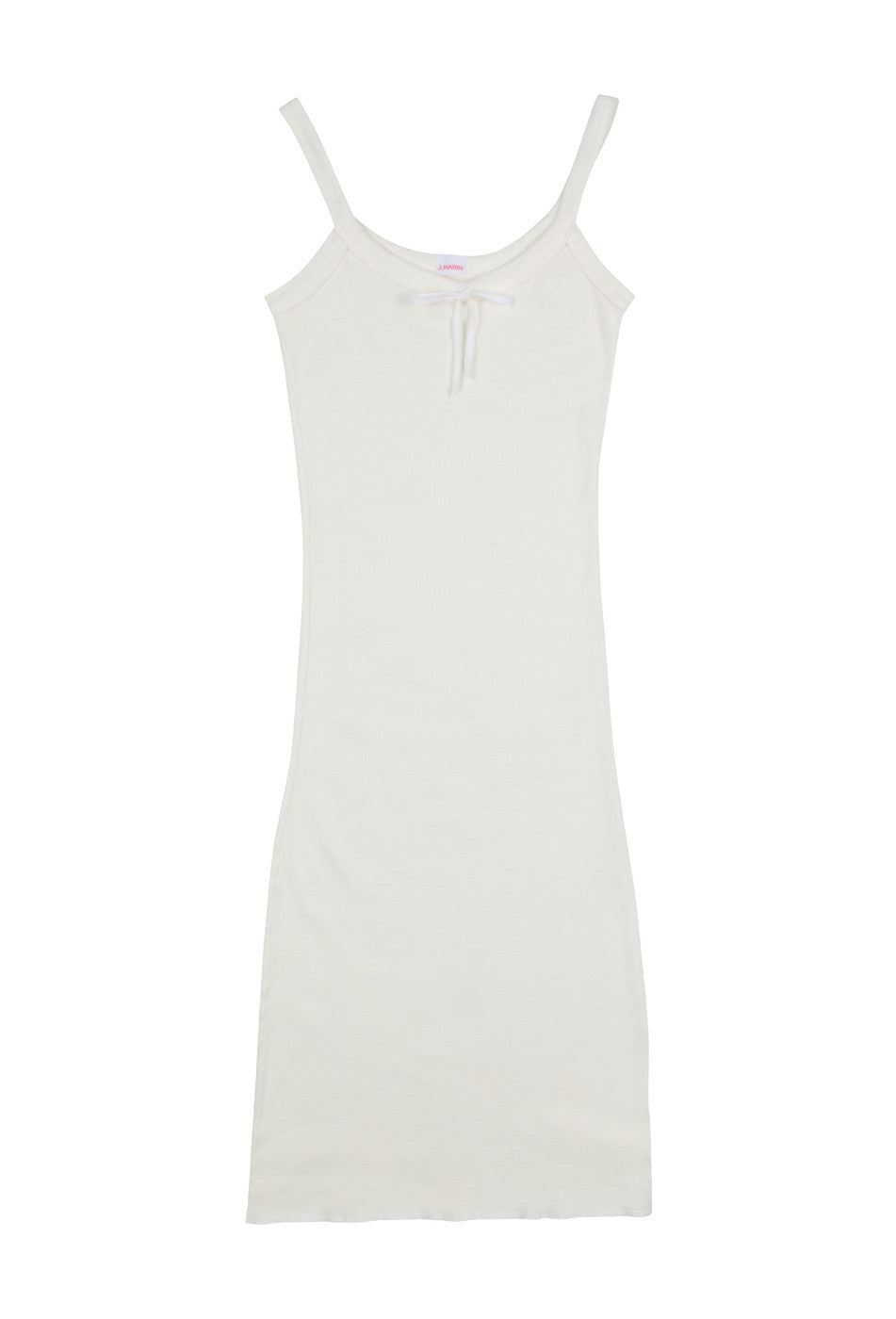 The 1930's French Vintage Bow Camisole Dress - Natural - J. Marin