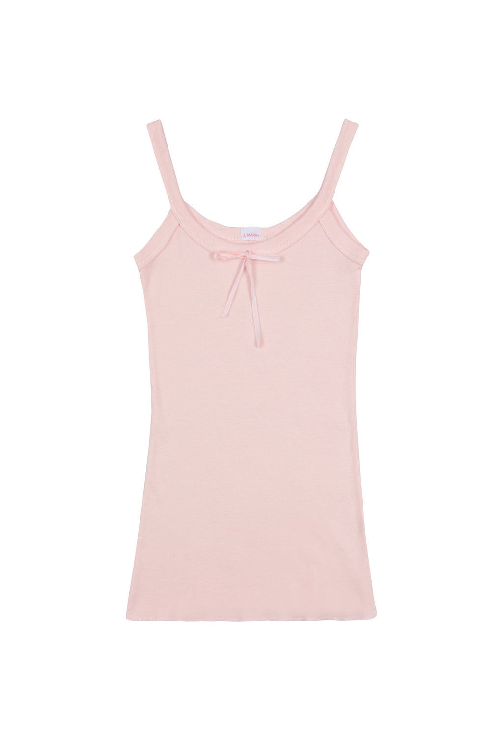 The Betsy Bow Camisole - Rosewater Pink - - J. Marin