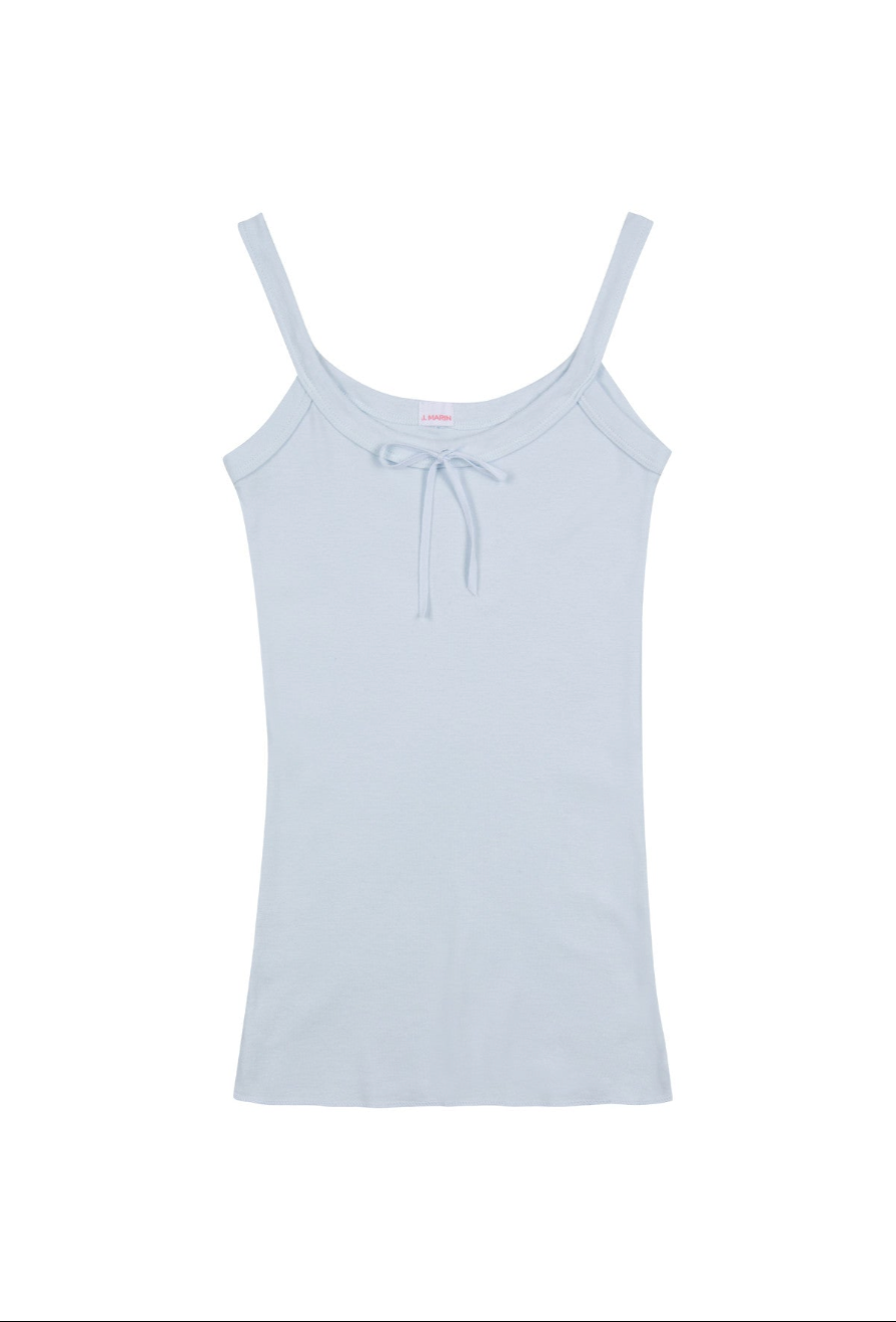 The Betsy Bow Camisole - Sail Blue - - J. Marin