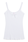The Betsy Pointelle Camisole - White