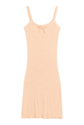 The Betsy Pointelle Dress - Bleached Coral