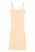 The Betsy Pointelle Dress - Bleached Coral - - J. Marin