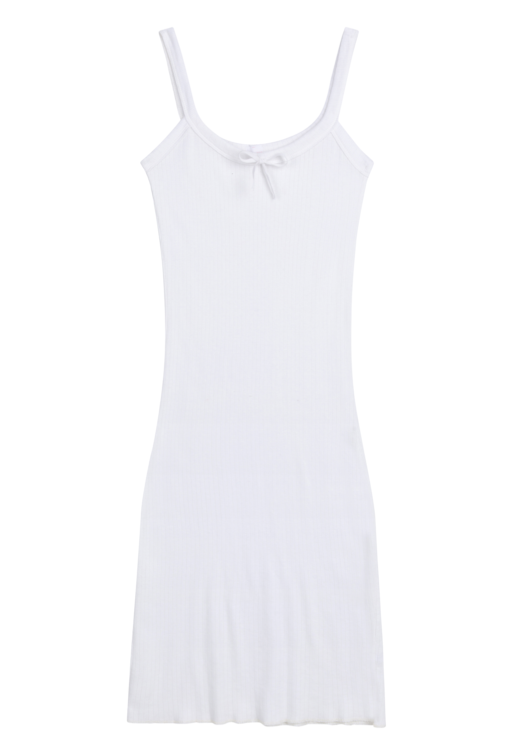 The Betsy Pointelle Dress - White - - J. Marin