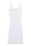 The Betsy Pointelle Dress - White - - J. Marin