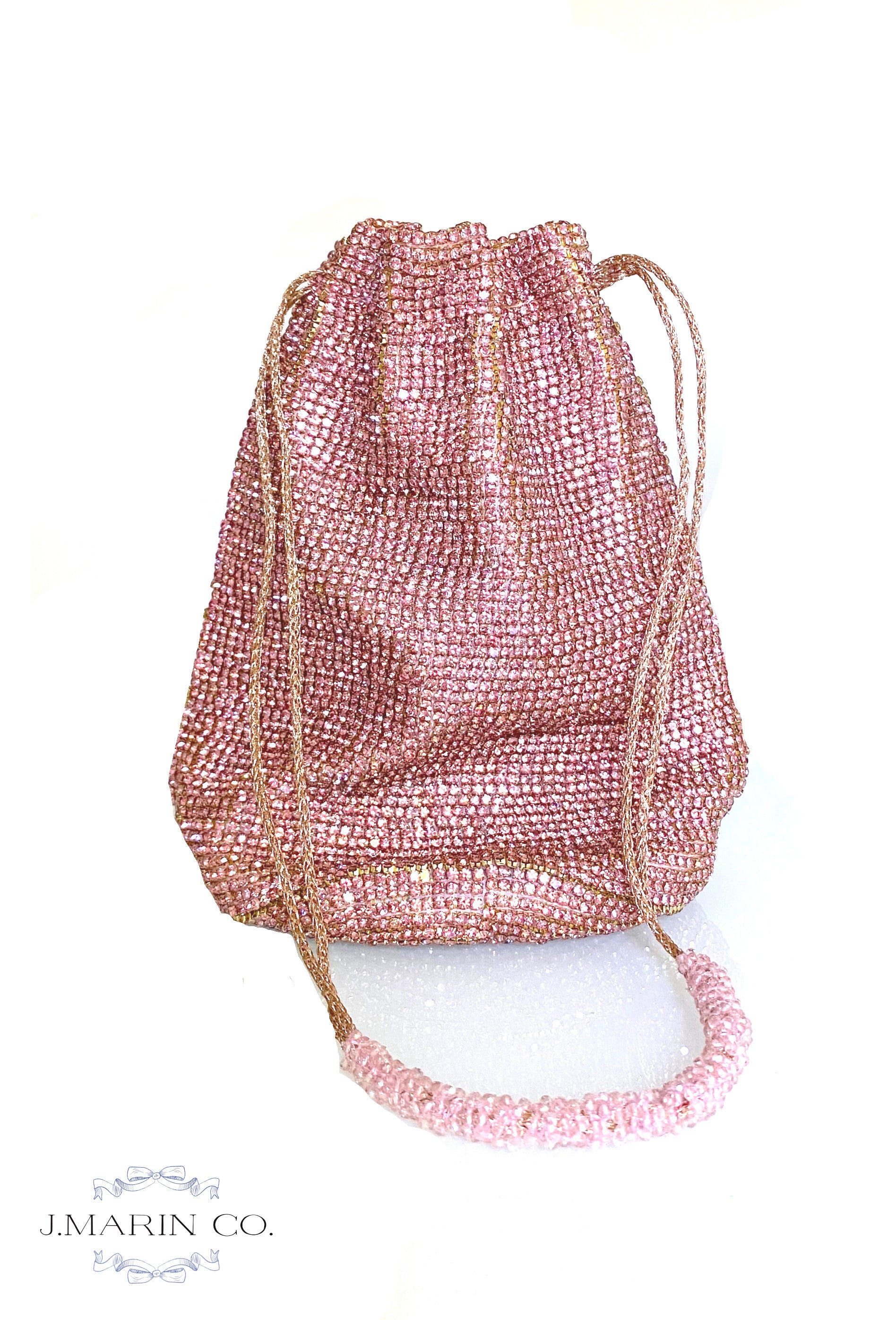 The Clara Pochette - Pink Shimmer - J. Marin