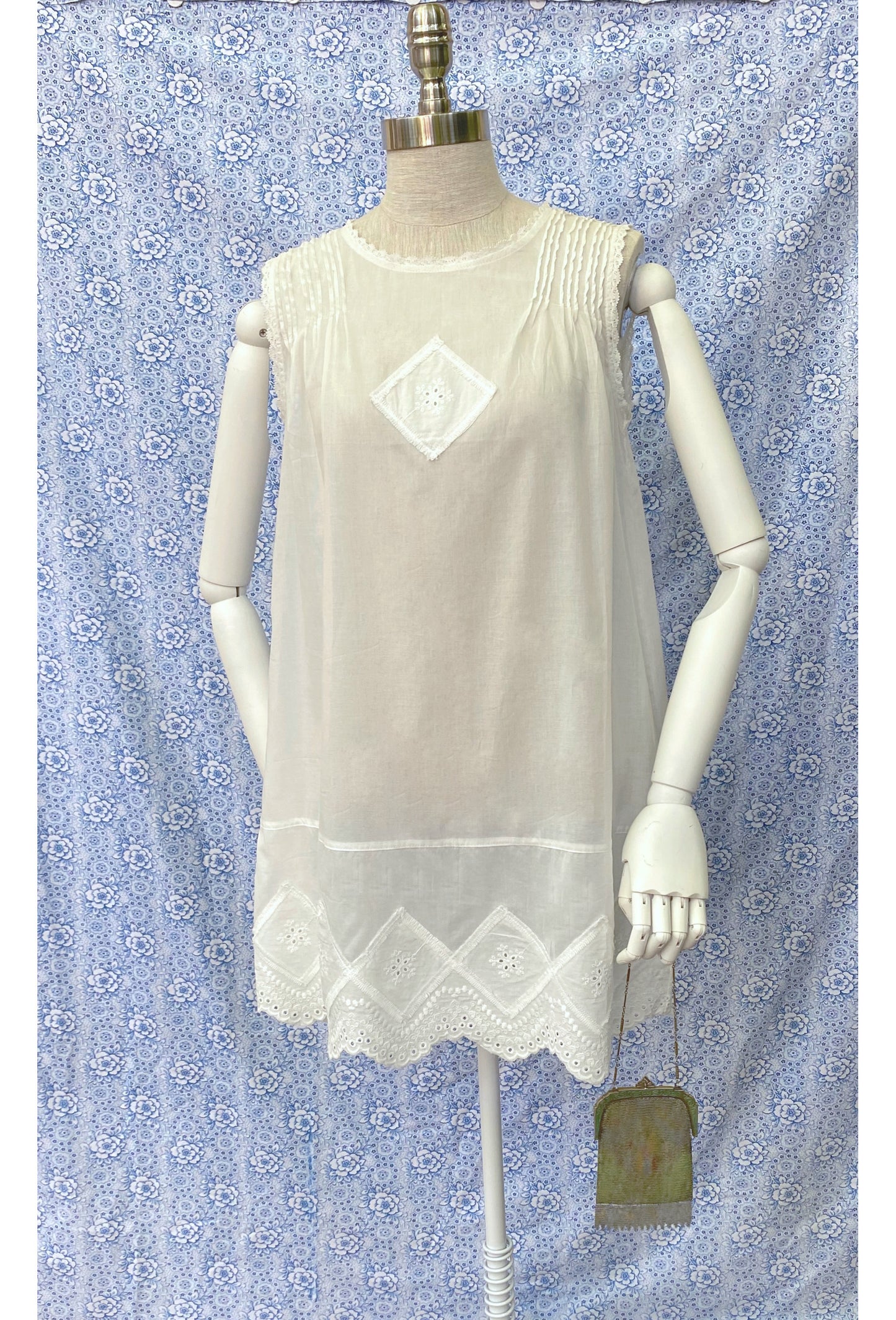 The Jackie Shift Dress - Heirloom White - J. Marin