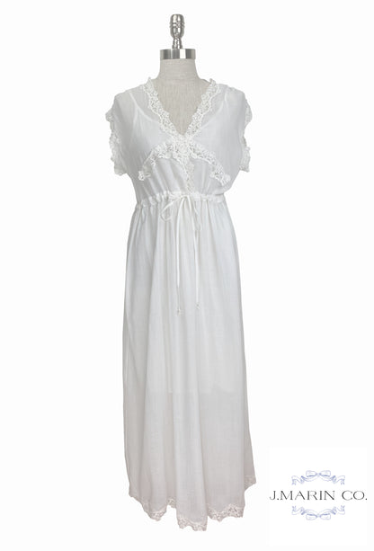 The Lilibet Dress - Blanc - J. Marin