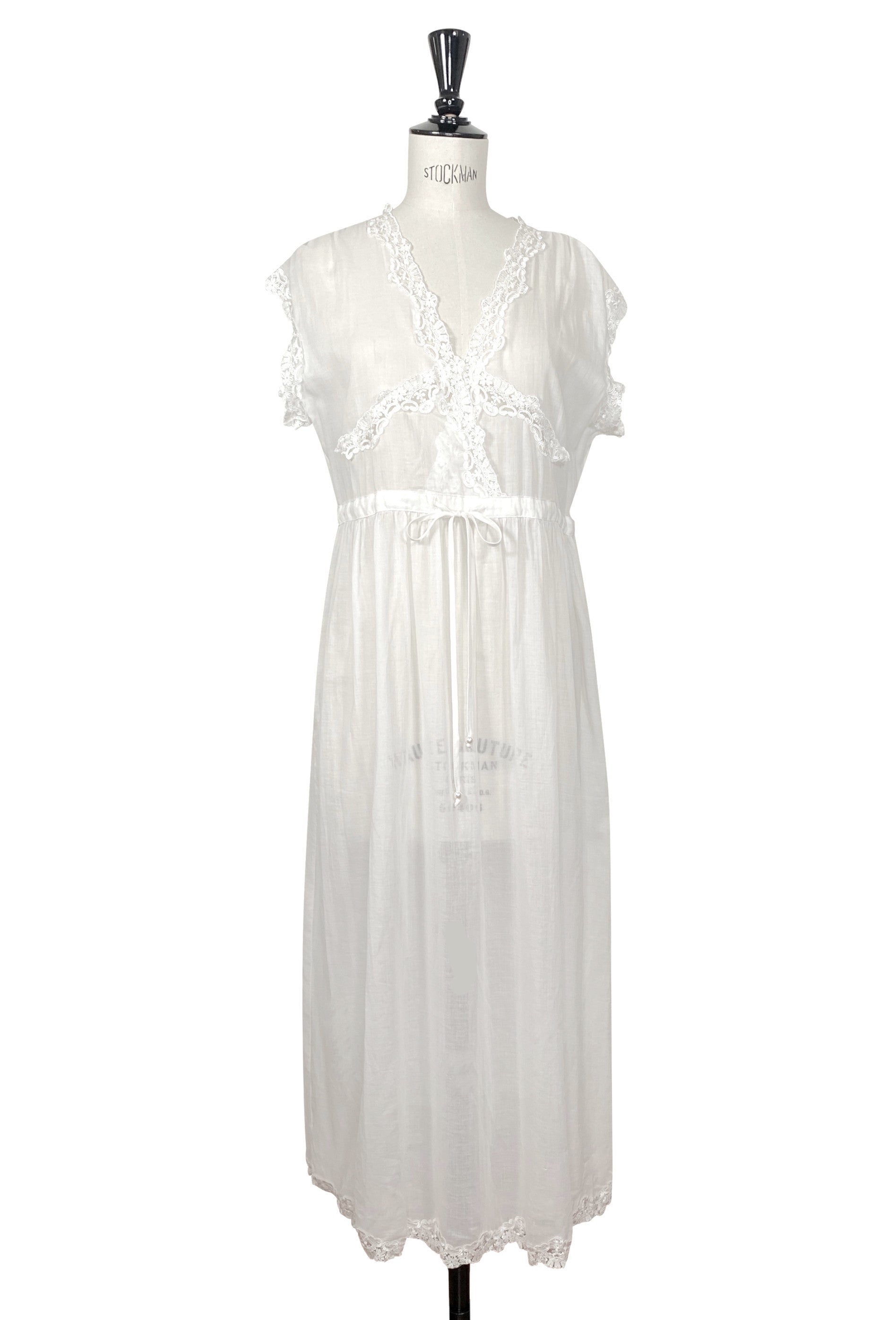 The Lisbeth Dress - Blanc - - Deco Haus