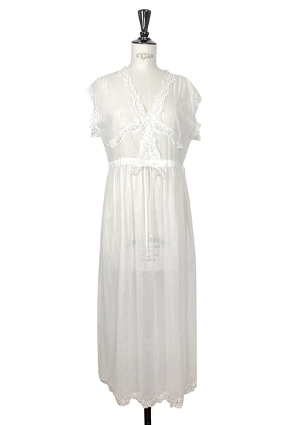 The Lisbeth Dress - Blanc - - Deco Haus