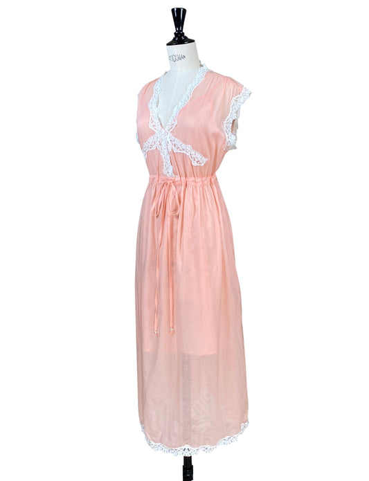 The Lisbeth Dress - Deco Coral - J. Marin