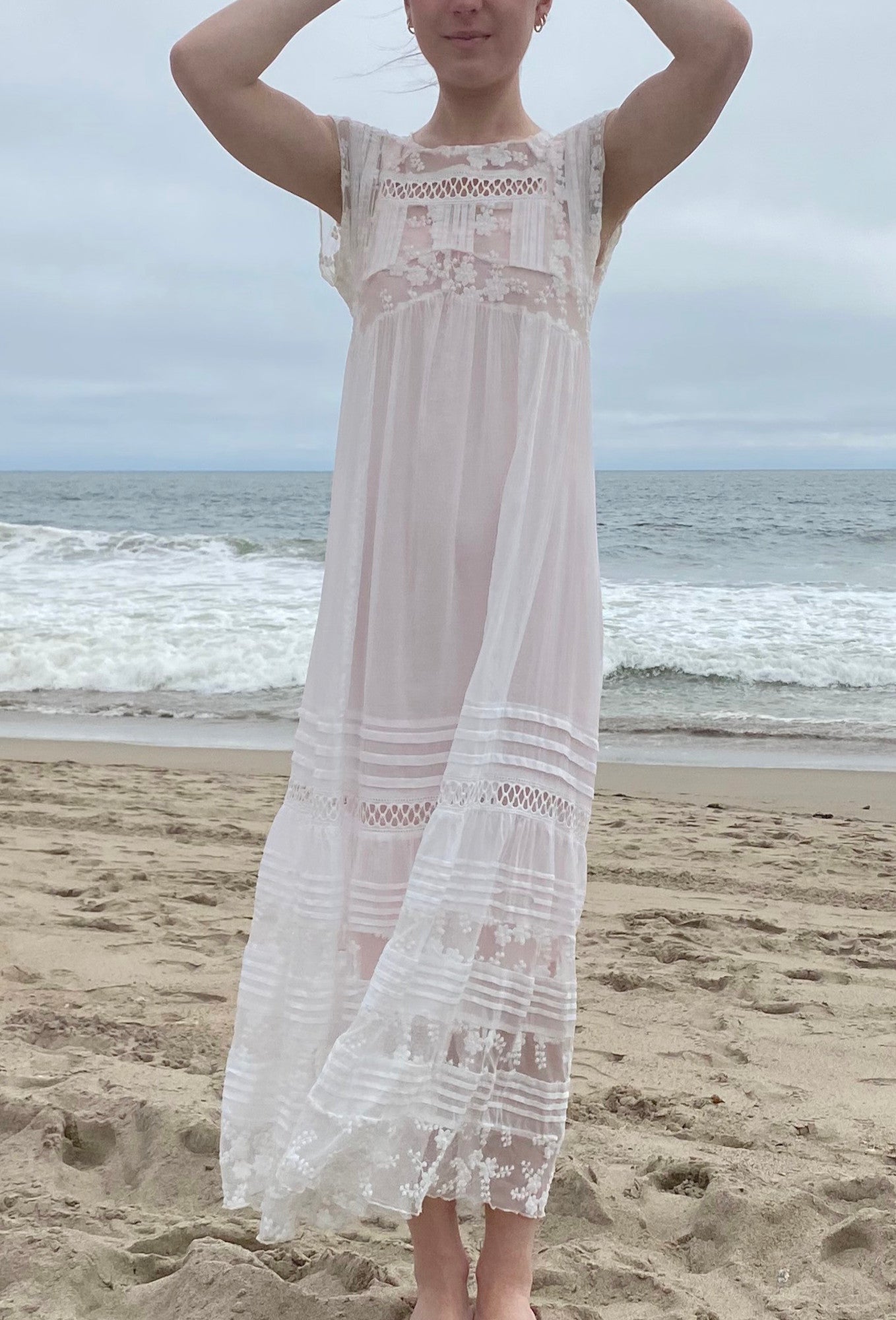 The Vivienne Dress - Edwardian White - J. Marin