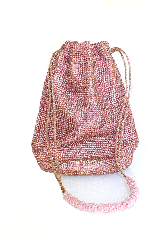 The Clara Pochette - Pink Shimmer - J. Marin