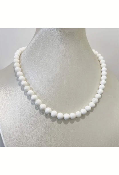 The Milk Glass Necklace - J. Marin