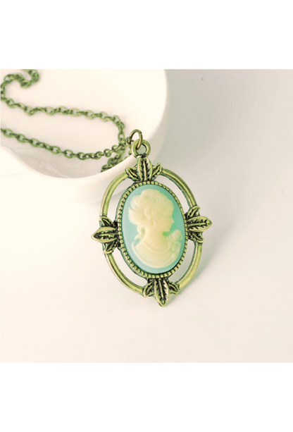 The Vintage Cameo Necklace - J. Marin