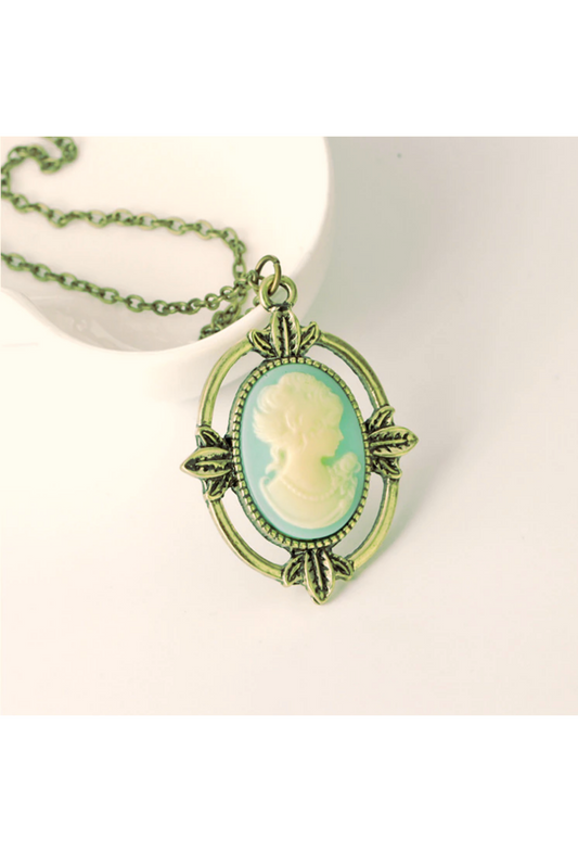The Vintage Cameo Necklace - J. Marin