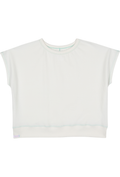 The Bateau Top - Natural with Green Stitching - - J. Marin