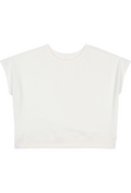The Bateau Top - Natural with Pink Stitching - - J. Marin