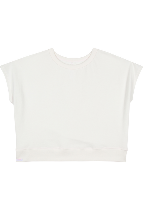 The Bateau Top - Natural with Pink Stitching - - J. Marin
