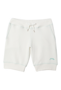 The Beach Short - Natural/Marine Green Stitch - - J. Marin