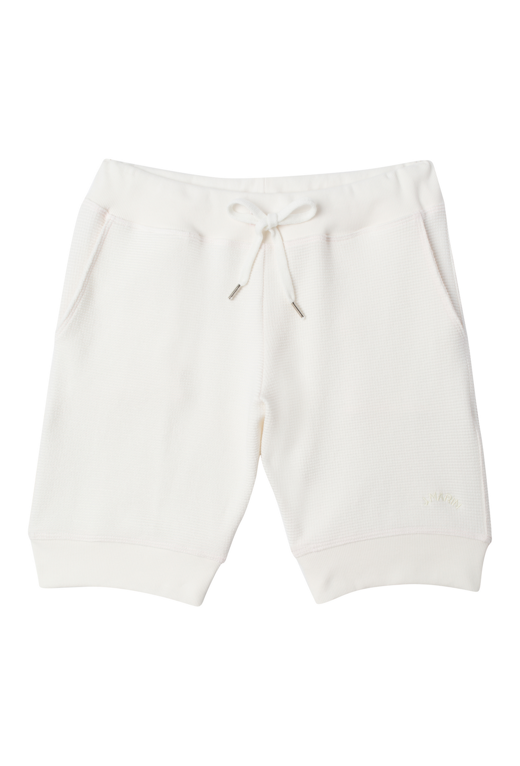 The Beach Short - Natural/Rosewater Pink Stitch - - J. Marin
