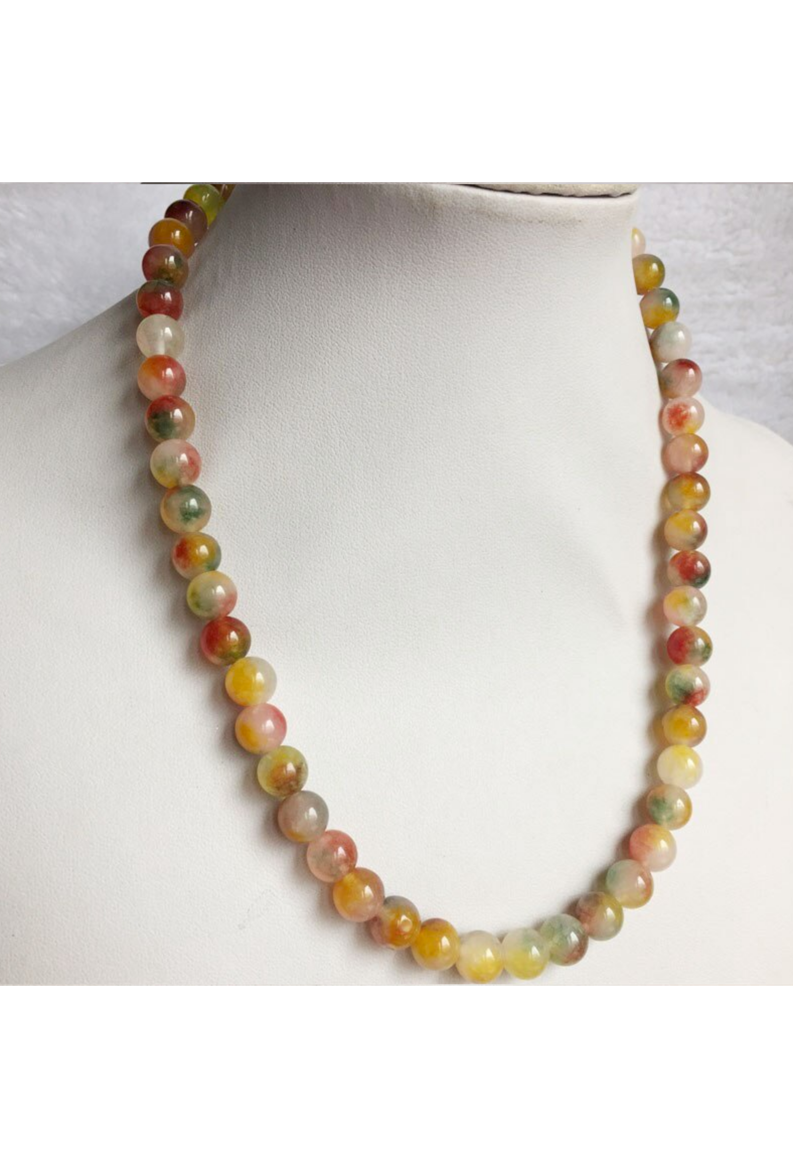 The French Couleurs Necklace - 6 Colors - Tourmaline Jade - J. Marin Co.