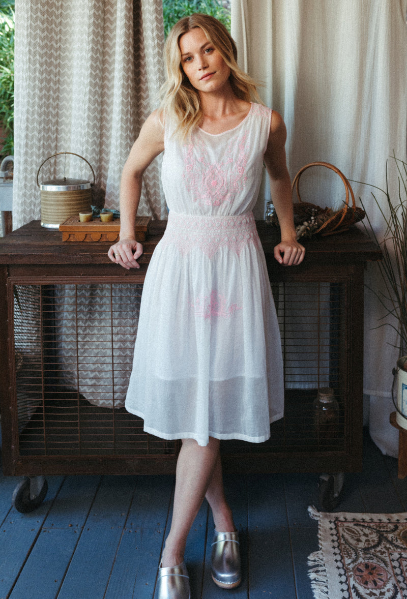 The Del Mar Dress - Rouge Pink - J. Marin