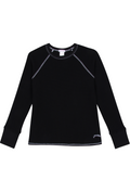 The Chalet Thermal Top - Black - - J. Marin