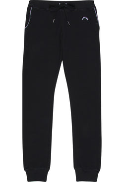 Retro Classic Long Organic Thermal Jogger Sweatpants - Essential Black - J. Marin