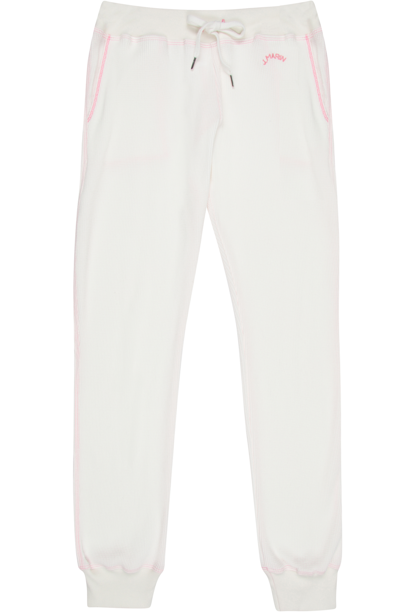 Retro Classic Long Organic Thermal Jogger Sweatpants - Natural - J. Marin