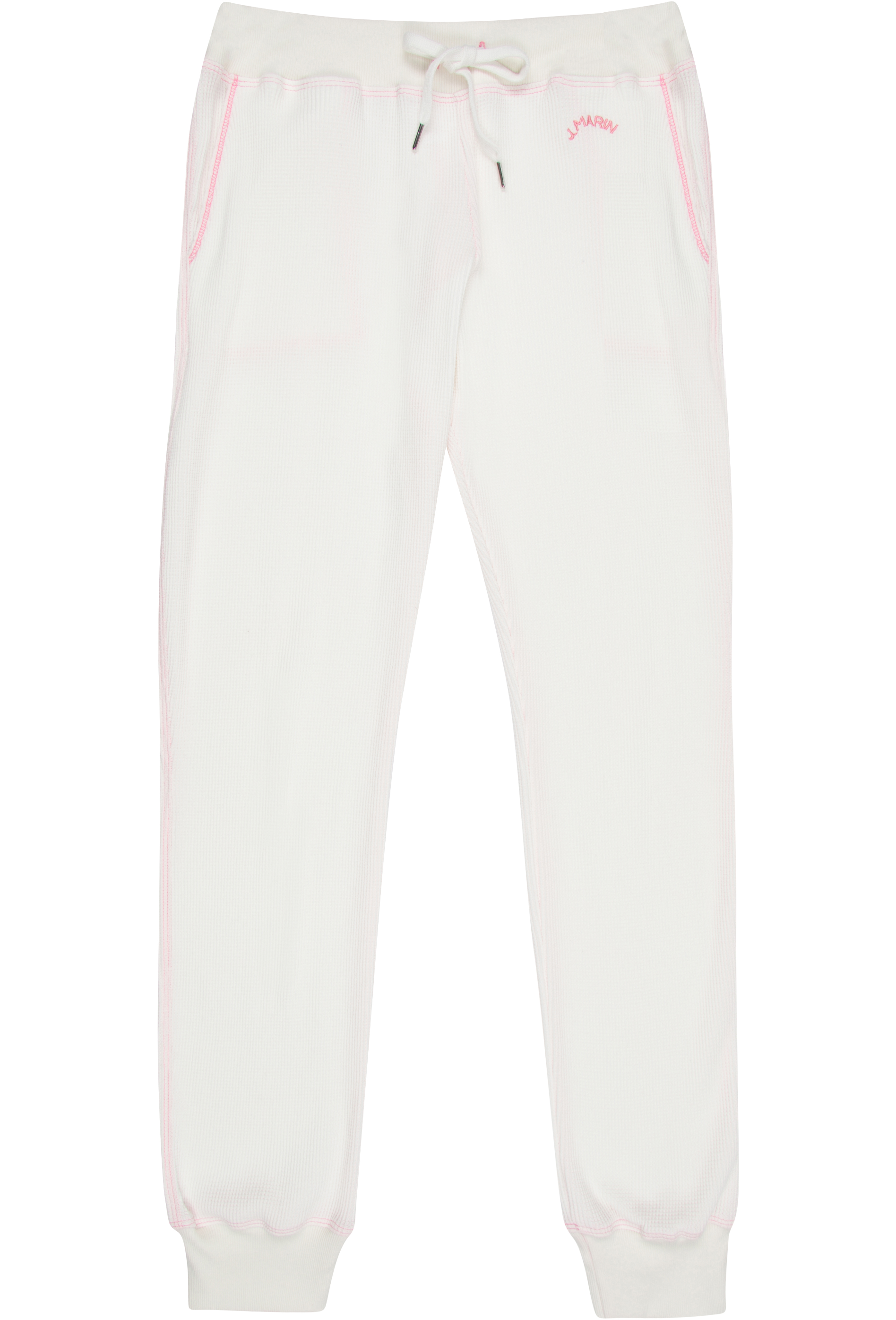 Retro Classic Long Organic Thermal Jogger Sweatpants - Natural - J. Marin