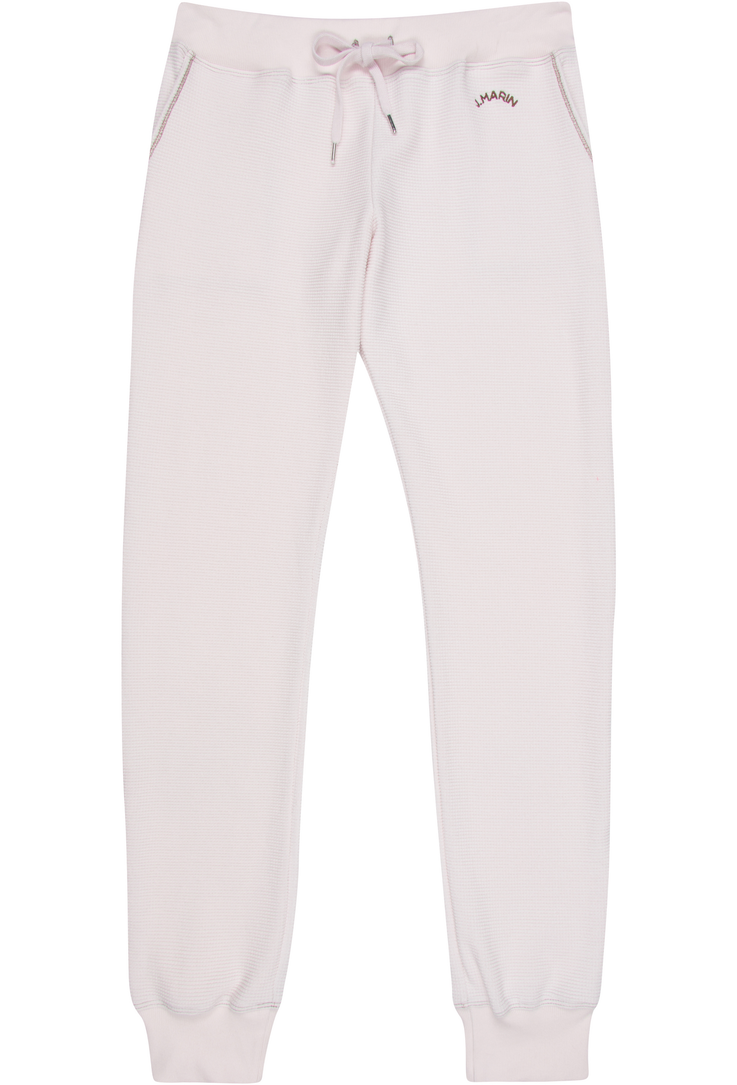 Retro Classic Long Organic Thermal Jogger Sweatpants - Sand Pink - J. Marin