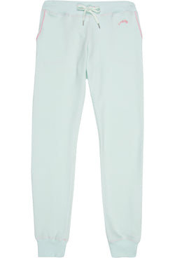 Retro Classic Long Organic Thermal Jogger Sweatpants - Seaglass Green - J. Marin
