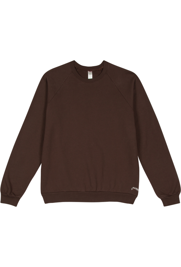 The Tib Sweatshirt - Espresso Brown - - J. Marin