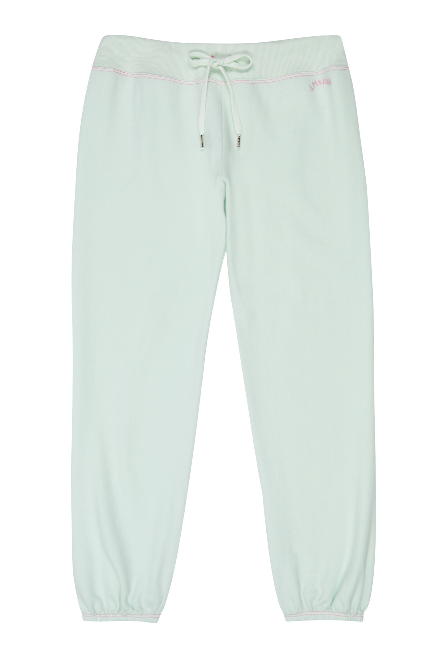 Retro Classic Cropped Organic Terry Gym Sweatpants - Aloe Green - J. Marin
